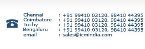 We rent at Chennai, Coimbatore, Trichy, Bangalore, Trivandrum, Cochin